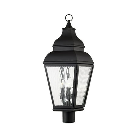 Livex Lighting Exeter 3 Light Outdoor Post Lantern