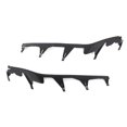 thumbnail image 2 of 2x Car Front Upper Headlight Cover Strip Set & 2PCS Front and Rear Brake Pad Wear Sensors for 3 Series E46,Black, 2 of 5