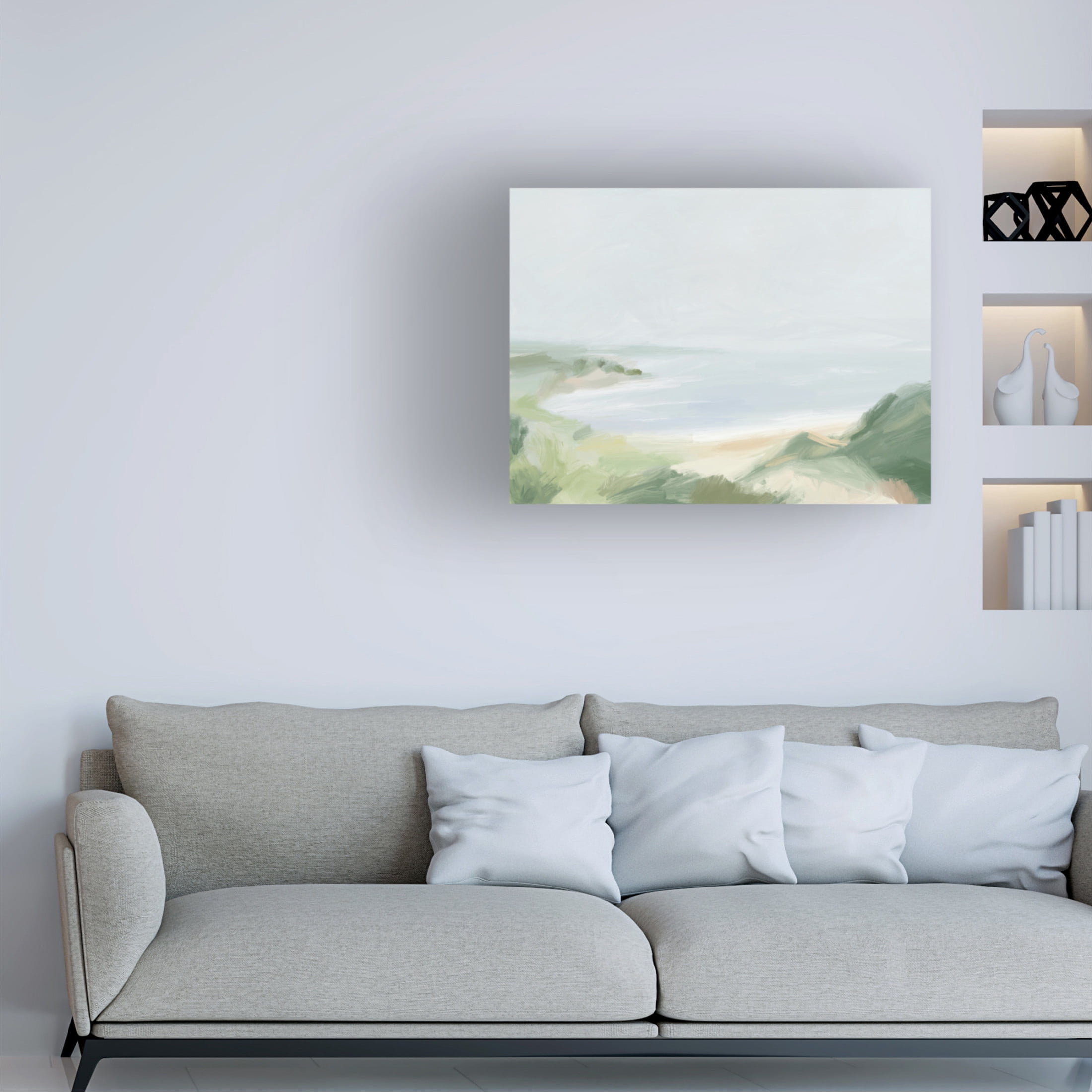Trademark Fine Art Victoria Barnes  Soft Cliffside I Canvas Wall Art