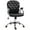 Noir, variante sur Chaise de bureau à domicile réglable en hauteur Vinsetto avec bouton Tufted Backrest