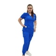 thumbnail image 4 of Fubu Women's V-Neck Scrub Top Medical Nursing Uniform, 4 of 5