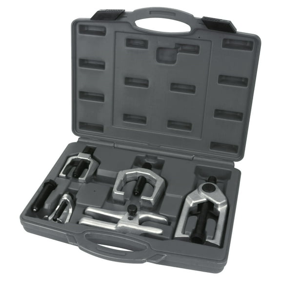 Performance Tool W89303 5-Piece Front-End Service Set for Pitman Arm, Tie Rod, and Ball Joint Removal. Measured Jaw Openings, Molded Storage Case, For Cars and Light Trucks