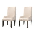 thumbnail image 3 of Picket House Furnishings Stanford Parson Dining Arm Chair in Walnut (Set of 2), 3 of 6