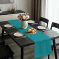 thumbnail image 2 of Teal Table Runner 72 Inches Long, Turquoise Pure Teal Kitchen Coffee Dining Table Decoration for Home Party Birthday Wedding Home Decor 16x72 Inches, 2 of 8