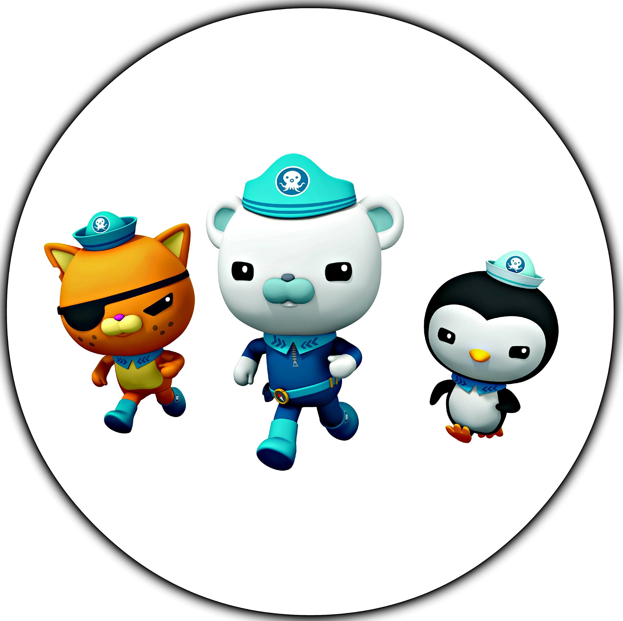 The Octonauts Image Edible Cake Topper Sheet 8" ROUND