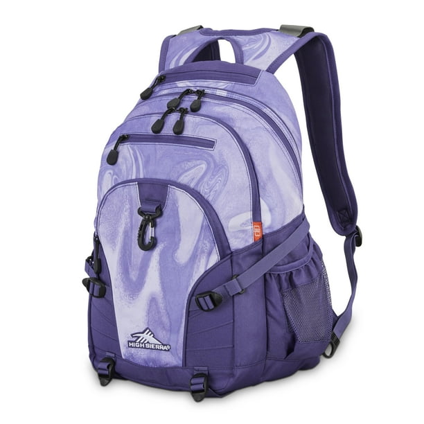 Mochila High Sierra Loop Daypack Morado Mármol 48x34x22 cm