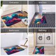 thumbnail image 4 of Cauagu Colorful Surreal Landscape Print Front Door Mat for Indoor Entrance 16x24 Inche,Absorbent Doormat Washable Carpet for Bathroom/Garage/Kitchen/Entry/Back, 4 of 7