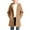 Khaki, variant on WQNVRNR Kids Hooded Wool Blend Coat- Winter Warm Boys and Girls Trench Coat Button Front Outerwear with Pocket Khaki Size 5 Years