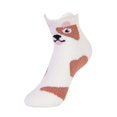 thumbnail image 6 of Women's 6 Pairs of Cute Picot Animal Printed Anklet Cozy Plush Soft Slipper Socks, 6 of 8