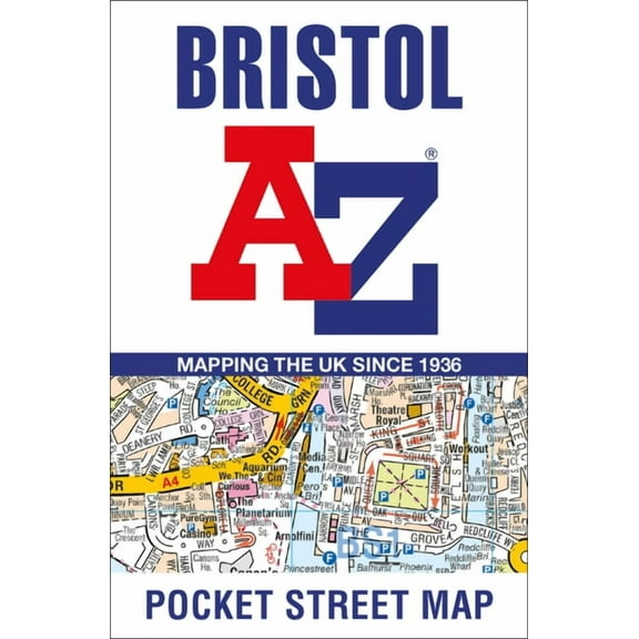 Bristol A-Z Pocket Street Map, (Paperback)