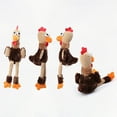 thumbnail image 4 of Shulemin - Juguete para masticar con forma de pollo para cachorros de perro, muñeco de peluche con sonido chirriante y suave, para mascotas, 4 of 8