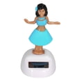 thumbnail image 1 of Solar Powered Dancing Decoration, Easy Use Environmental Protection Hula Girl Dashboard Doll  For Home For Car Blue, 1 of 8