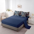 thumbnail image 5 of Feelyou Kids Football Twin Bedding Sets 7pcs, Rugby Sport Bedding Comforter Set, 5 of 7