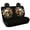 Floral Skull Pattern, variant on POLERO Colorful Abstract Print Stretch Car Seat Covers for Work Car Interior, Fashion Car Rear Seat Covers Easy to Install Rear Bench Seat Covers