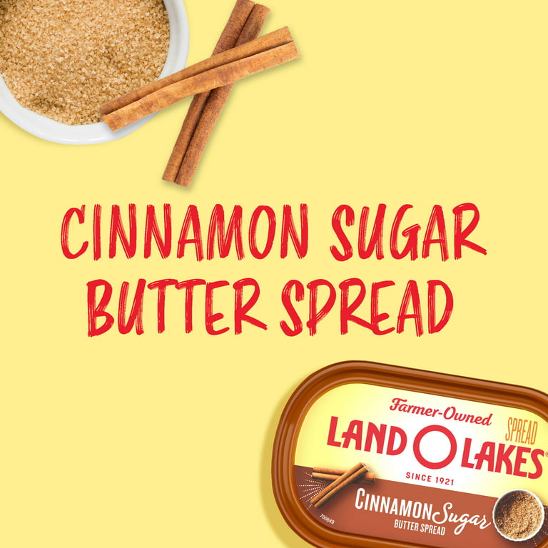 Land O Lakes Cinnamon Sugar Butter Spread, 6.5 oz Tub