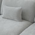 thumbnail image 4 of 160" Cloud Couch Sectional for Living Room, Down Filled 4 Seater, Convertible Sofa Couch, Gray, 4 of 9