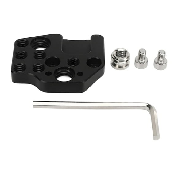 Aluminum Alloy Quick Release Plate with 1/4 Inch Hole 3/8 Inch Hole Cold Shoe for DJI Ronin S SC RS2 RS3 RSC2 Stabilizer