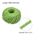thumbnail image 2 of Unique Bargains 164 Feet 2mm Jute Twine, Jute Rope, Jute String Cords Light Green, 2 of 6
