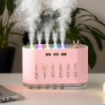 thumbnail image 2 of Small Humidifiers for Bedroom, Cool Mist Desktop Humidifier with 7 Colors Light, Quiet Air Purifier with Aromatherapy Function for Room Car, 2 of 8