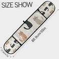 thumbnail image 3 of Yayeee Double Oven Mitt Kitchen Heat Resistant Baking 35" x7" Quilted Glove, Cute Cartoon Cats, 3 of 6