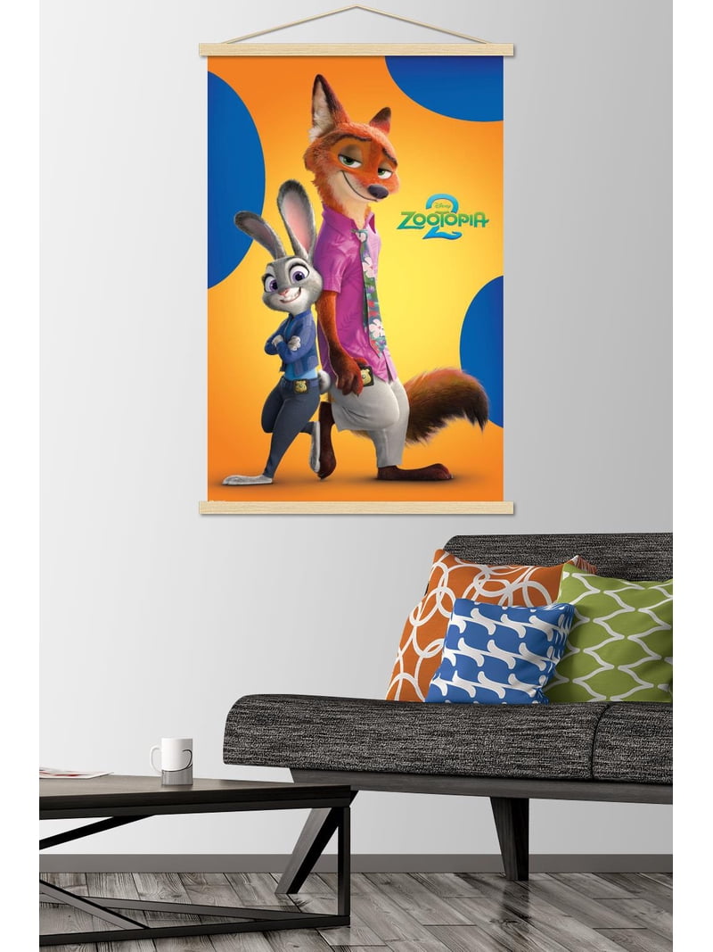 Disney Zootopia 2 (2025) - Nick & Judy Wall Poster with Magnetic