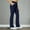 Navy, variant on SNKSDGM Women's Plus Wide Leg Sweatpants Women Tall 34 Inseam Womens Summer Pants Suit Women's Lined Cargo Pants 6 Pockets Water Thermal Winter Hiking Flare Leggings for Outdoor
