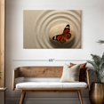 thumbnail image 3 of Elephant Stock Zen Orange Butterfly Wall Art - Horizontal Canvas Wall Art - Dining Room Wall Decor - Photography Animal Canvas - Beige And Orange Decor - 45" x 30", 3 of 8
