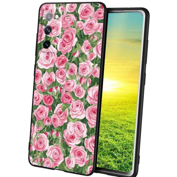 Compatible with Samsung Galaxy A02S(US Model) Phone Case, Roses-314 Case Silicone Protective for Teen Girl Boy Case for Samsung Galaxy A02S(US Model)
