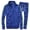 Blue, variant on Tracksuit Men Men's Activewear Full Zip Warm Tracksuit Sports Set Casual Sweat Suit (Black,M)