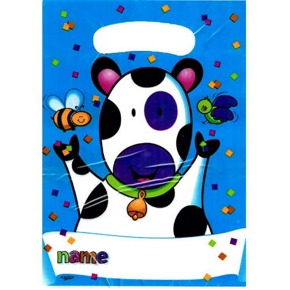 Happy Birthday 'Barnyard Celebration' Favor Bags (8ct)