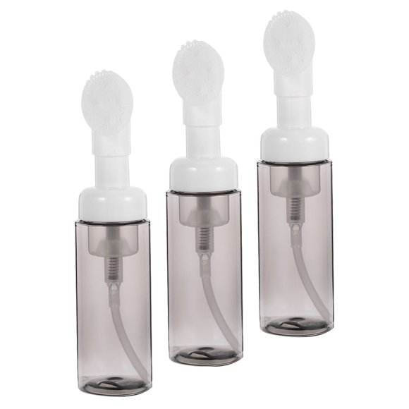 BRIGHTFUFU 3Ud De Espuma Con Cepillo Negro Portátiles Para Jabón Corporal Y Facial