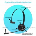 thumbnail image 4 of Audifonos A8 One Ear, Audifonos inalámbricos Bluetooth 5.0 con micrófono con cancelación de ruido Irfora Audifonos, 4 of 7