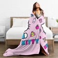 thumbnail image 4 of Hello Kitty Throw Blanket, Cozy Flannel Blankets For Boys Girls, Super Soft Warm Blanket For Couch Sofa Bed, 4 of 9