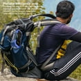 thumbnail image 3 of ZheElen Hand Crank Radio Hiking Backpacking USB Rechargeable Flashlight IPX5 Waterproof Bluetooth-compatible Phone Charger Power Bank Orange, 3 of 9