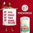 thumbnail image 3 of Old Spice Whole Body Deodorant for Men, Total Body Deodorant, Unscented, Aluminum Free Deodorant Stick for 24/7 Freshness // Dermatologist Tested Whole Body Deodorant, 3.0 oz, 3 of 3
