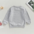 thumbnail image 3 of Okbabeha Toddler Baby Football Outfit Boy Girl Game Day Sweatshirt Long Sleeve Shirt Pullover Kids Top Fall Winter Clothes, 3 of 7