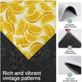 thumbnail image 3 of Orange Slices White Pattern Kitchen Rugs Sets Of 3,Kitchen Runner Rugs Non Skid Washable,Decorative Kitchen Floor Mats for Kitchen,Sink,Laundry,17"x30"+ 17"x47" + 17"x59", 3 of 6