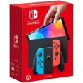 thumbnail image 1 of Nintendo Switch (Modèle OLED) Console – Rouge Néon/bleu – Boîte Ouverte / Remis à Neuf (Excellent État), 1 of 6