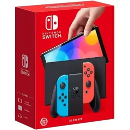 Nintendo Switch with Neon Blue and Neon Red JoyCon - HAC-001(-01