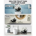 thumbnail image 3 of Golden Retriever Toilet Paper Holder Decorative, Bathroom Animal Wall Mounted Toilet Paper Storage, Funny Metal Toilet Paper Organizer for Extra 8 Rolls Wall Art Decor, 3 of 5