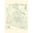 thumbnail image 2 of USGS 18x24 White Modern Wood Framed Museum Art Print Titled - Arizona Arizona Sheet - USGS 1967, 2 of 4