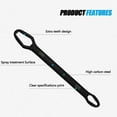 thumbnail image 4 of LNKOO 1Pcs Universal Double Ended Wrench, Double-Headed Self-Tightening Wrench, Double End Wrench Universal Spanner 8-22mm Key Set Screw Nuts Wrenches Repair, Bicycle Tool (Black), 4 of 11