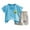 YSky Blue2927, variant on MEZZALL Summer Children's Cartoon Short Sleeved Shorts Outfits Sets O-Neck 6-7 Years Classic Kids Wear
