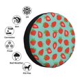 thumbnail image 4 of Yiaed Hand Drawn Strawberry Print Tire Wheel Cover, Waterproof Spare Tire Cover Fit for Jeep, Truck,Trailer, RV, SUV, Camper and Most Vehicle-14 inch, 4 of 6