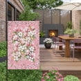 thumbnail image 3 of Pink White Magnolia Garden Flag 12 x 18 Inches, Spring Floral Leaf Botanical Pink Weather Proof Outdoor Patio Flags Double Sided Small Garden Decoration for Yard Outside Home, 3 of 9