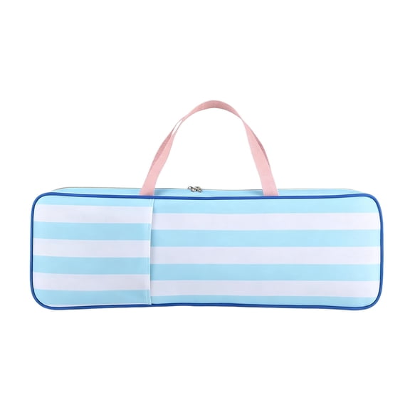 21" Mahjong Rack Storage Bag with Zipper, Mahjong Tile and Rack Carrying Case, with Front Pocket for Dice Scorecards, Portable Travel Mahjong Organizer