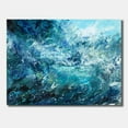 thumbnail image 1 of Designart Wild Blue Ocean Waves V Canvas Wall Art, 1 of 4