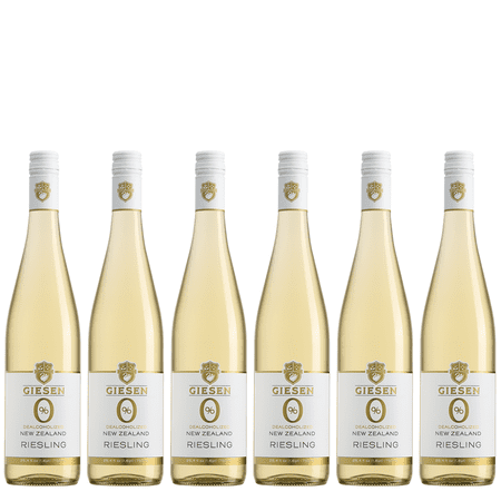Giesen Non-Alcoholic Riesling - Premium Dealcoholized White Wine from New Zealand | 6 PACK