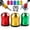Gold, variant on Magnetizer & Demagnetizer Tool Set - 3/6 Pack Anti-Slip Magnetic Screw Rings for Drill Bits, Hex Screwdrivers, Impact Drivers