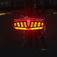 thumbnail image 4 of Señales de giro para bicicleta, luz trasera, Control remoto, luz de advertencia de seguridad LED impermeable, 4 of 9
